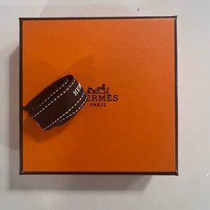 Hermes small jewelry box with dust bag